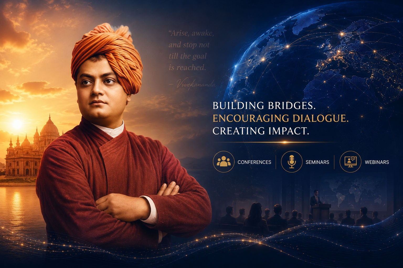 Swami Vivekananda — Building bridges. Encouraging dialogue. Creating impact.