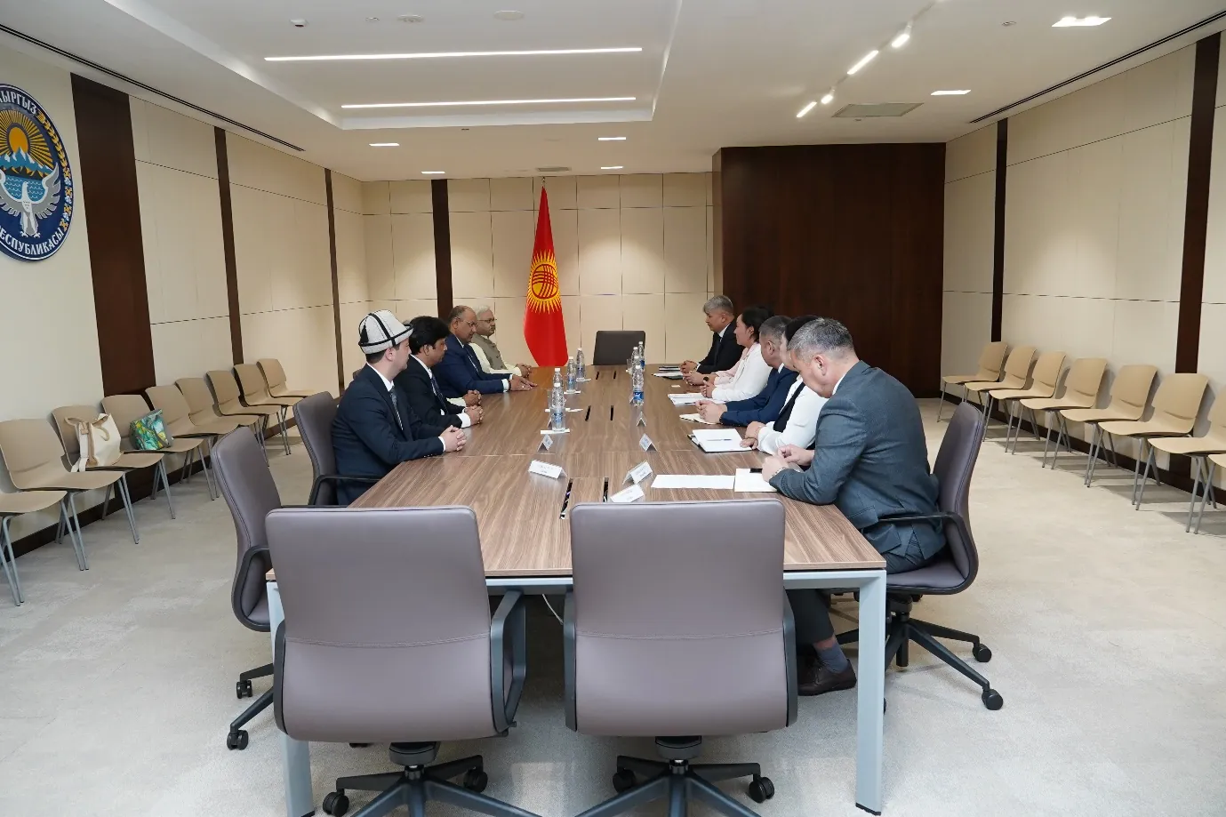 Bilateral meeting with Mr. Oktaybar Kapalbayev at President House